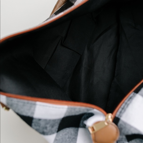 Buffalo Plaid Weekender Duffle Bag - Picture 6 of 9